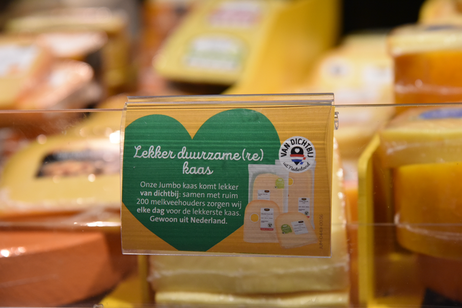 Eerste kaas duurzamere melkstroom in Jumbo-schappen
